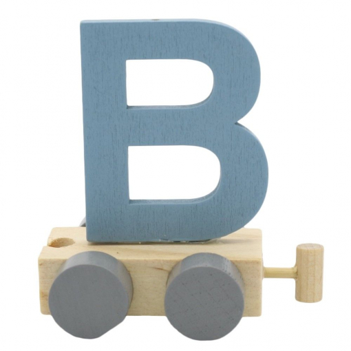 Treinletter B Blauw