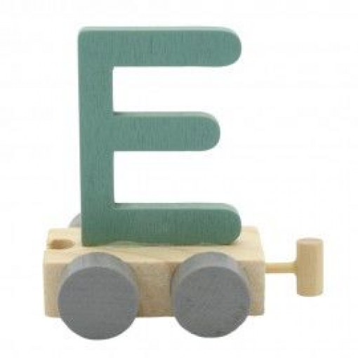 Treinletter E Blauw