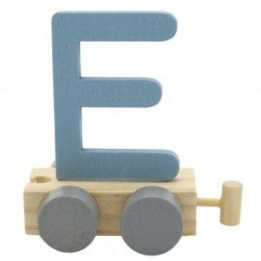 Treinletter E Blauw