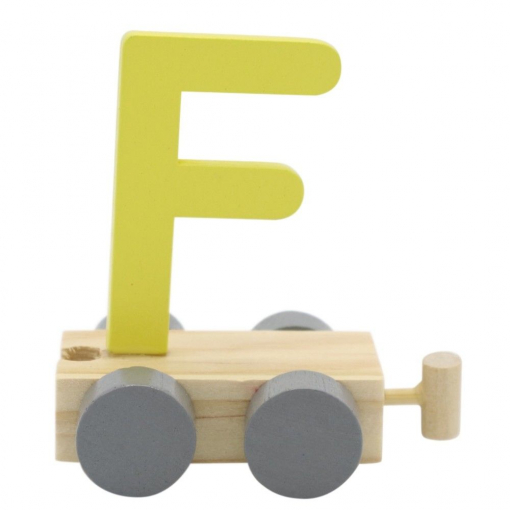 Treinletter F Geel