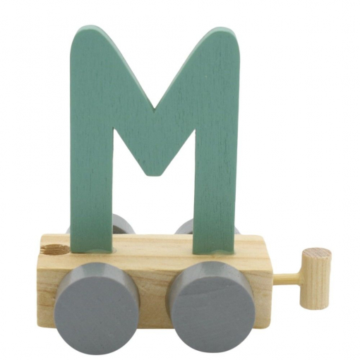 Treinletter M Groen