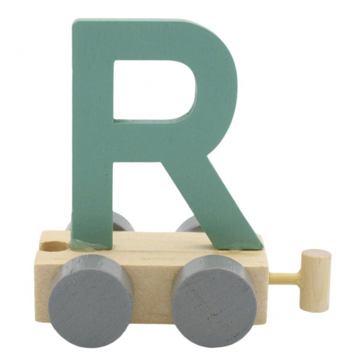 Treinletter R Groen